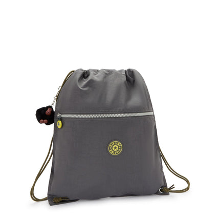 Kipling Sacca in Tessuto Fantasia Grigio SUPERTABOO BACK TO GREY Kipling 