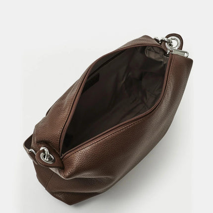 Mandarina Duck Borsa Donna a Spalla in Pelle Marrone FZTA6 MELLOW LEATHER MILK CHOCOLATE Mandarina Duck 