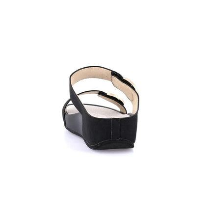 Grunland Sandali Donna con Velcro Nero CI2577 DIRA BLACK Grunland 