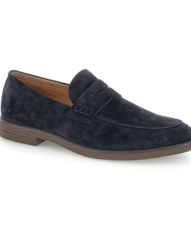 Stonefly Mocassini Uomo College in Camoscio Blu - MARIO SPATARELLA