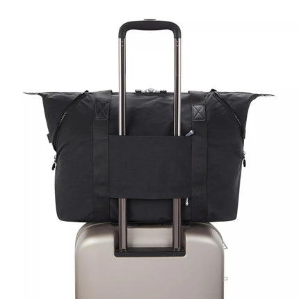 Kipling Borsone Shopper Viaggio in Tessuto Nero ART M BLACK NOIR Kipling 