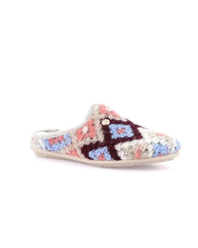 Pantofole Donna Maglia Beige Multi CI3181 FAYE BEIGE Grunland 