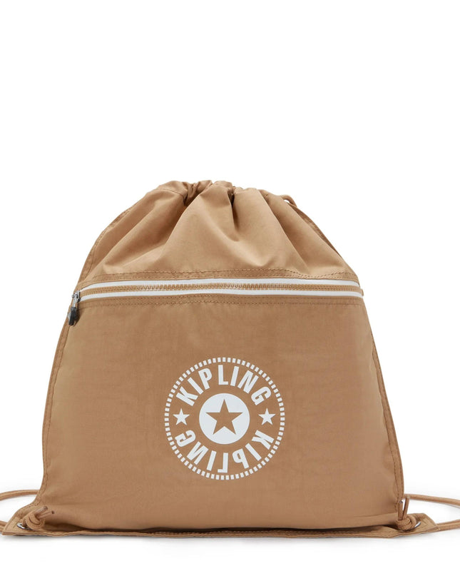 Kipling Sacca in Tessuto Tan Cuoio SUPERTABOO TAN Kipling 