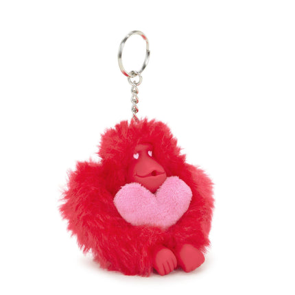 Portachiavi Scimmia Kipling MONKEYCLIP M VALENTINE RED VALENTINE Kipling 