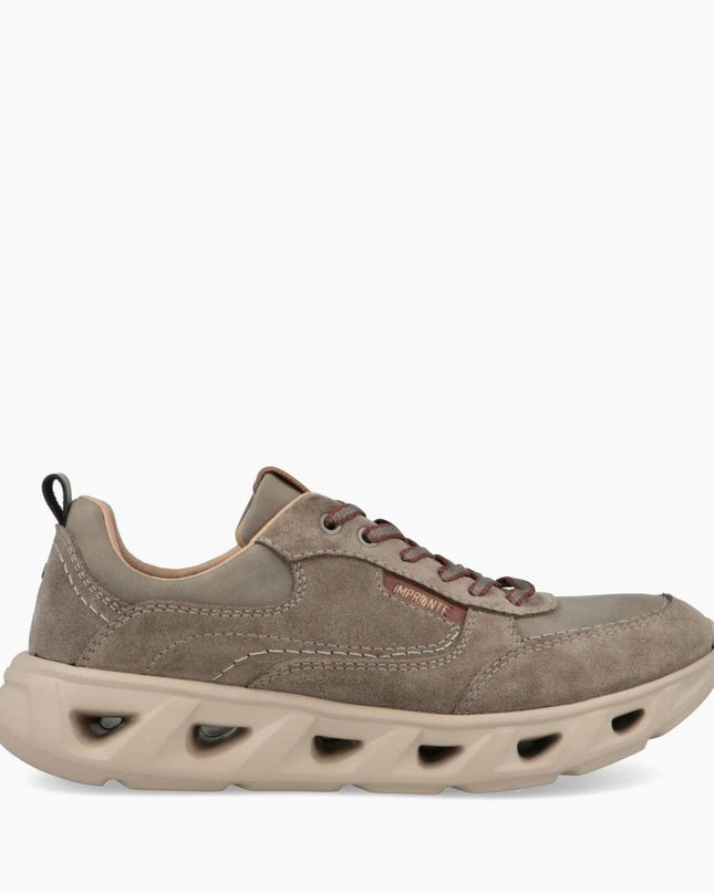 Impronte Sneakers Donna Running in Pelle Taupe SAN MARCO MIX TAUPE Impronte 