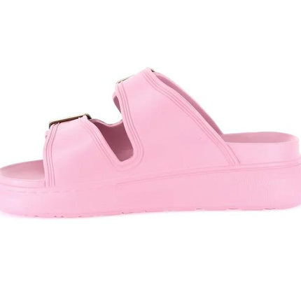 Grunland Sandali Ciabatta Platform Doppia Fibbia Donna in Gomma Malva CI1906 DALA MALVA Grunland 
