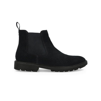 Impronte Stivaletti Chelsea Zip Uomo in Camoscio Blu - MARIO SPATARELLA