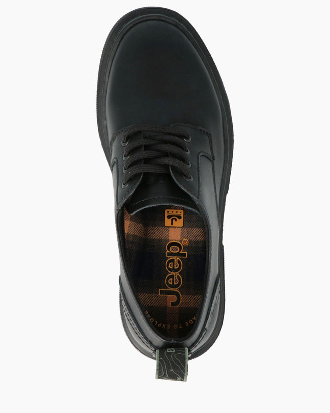 Francesina Donna Nero RENEGADE DERBY BLACK 062 Jeep Footwear 