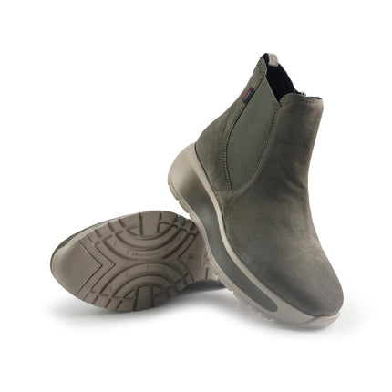Callaghan Stivaletti Chelsea Donna con Zeppa in Camoscio Nutria 61607 GRACE NUTRIA Callaghan 