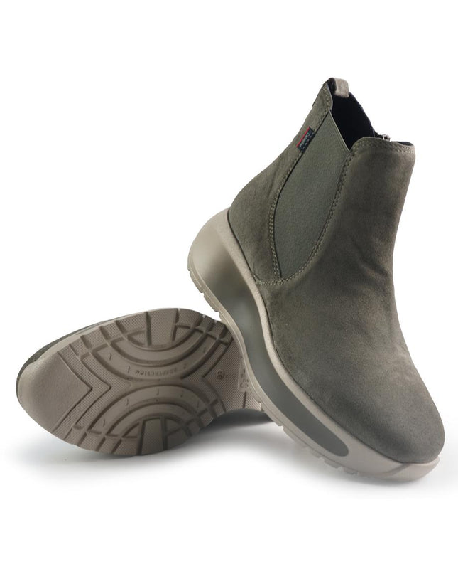 Callaghan Stivaletti Chelsea Donna con Zeppa in Camoscio Nutria 61607 GRACE NUTRIA Callaghan 