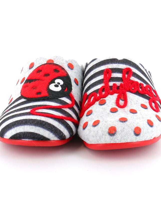 Pantofole Donna Fantasia Ladybag CI2555 ALIN GRIGIO Grunland 