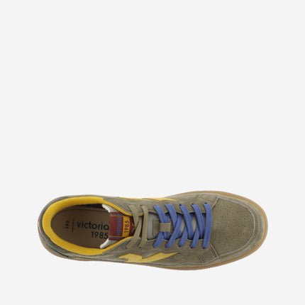 Victoria Sneakers Uomo Bassa in Pelle Kaki Multi 8806111 SMASH U KAKI Victoria 