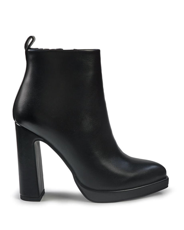 Exe Stivaletti Donna Con Tacco e Plateau in Ecopelle Nero K2417 BLACK Exe 