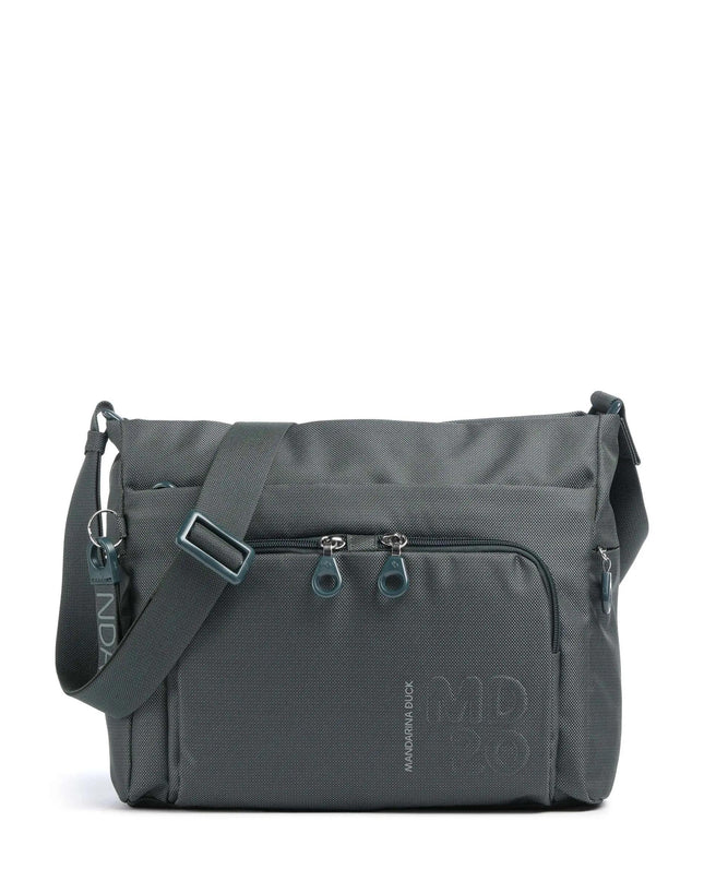 Mandarina Duck Borsa Multitasche con Tracolla in Tessuto Verde QMT58 MD20 PINE GREEN Mandarina Duck 
