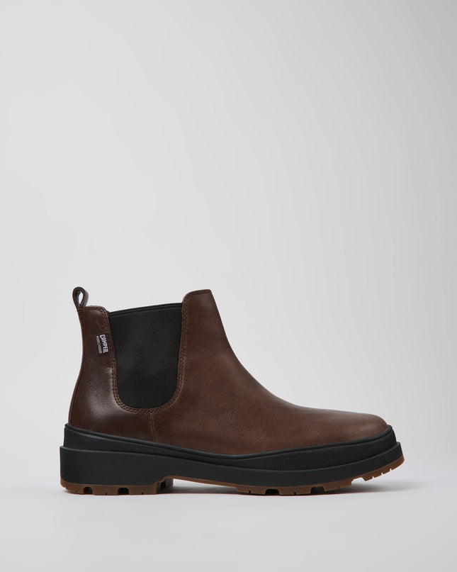Stivlaetto Beatles Pelle Marrone BRUTUS TREK K300484 BROWN Camper 
