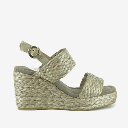 Sandali Donna Zeppa Raffia CHOIMBRA RAFFIA TAUPE Wrangler 