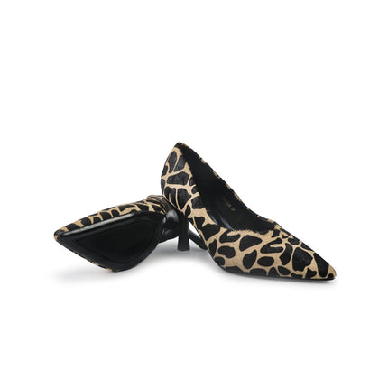 Decollete Donna a Punta Tacco a Spillo in Cavallino Animalier YA08-03M SASSO ClaudV 