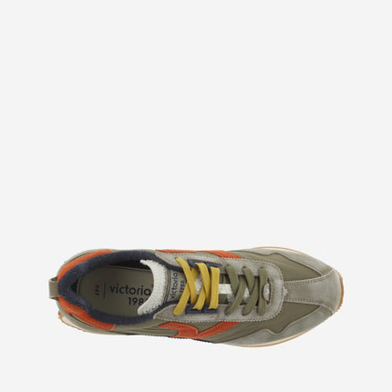 Victoria Sneakers Running Uomo in Pelle Kaki Multi 8812100 ROOT KAKI Victoria 