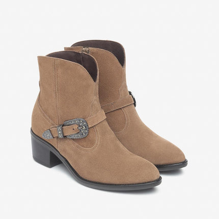 Nero Giardini Stivaletti Texani Camperos Chelsea in Camoscio Mou - MARIO SPATARELLA