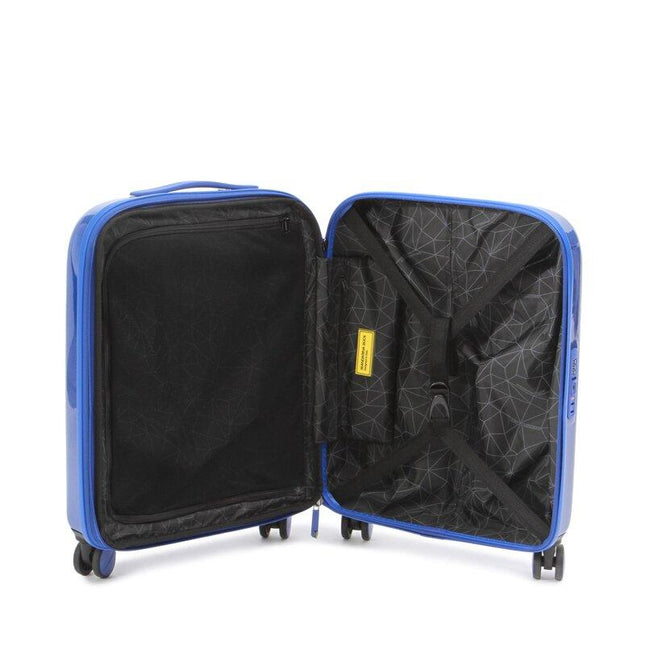 Trolley Espandibile Bagaglio a Mano Blu Glitter 4 Ruote GXV24 LOGODUCK CABIN EXP GLITTER BLUE A18 Mandarina Duck 