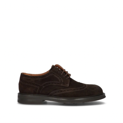 Francesine Oxford Uomo in Camoscio Marrone 73C5 PEPE Frau 