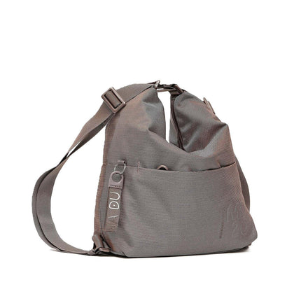 Mandarina Duck Borsa Convertibile Zaino in Tessuto Taupe QMT38 MD20 TAUPE Mandarina Duck 
