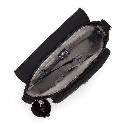 Kipling Borse con Tracolla Multitasche in Tessuto Black Noir DALMA B BLACK NOIR Kipling 