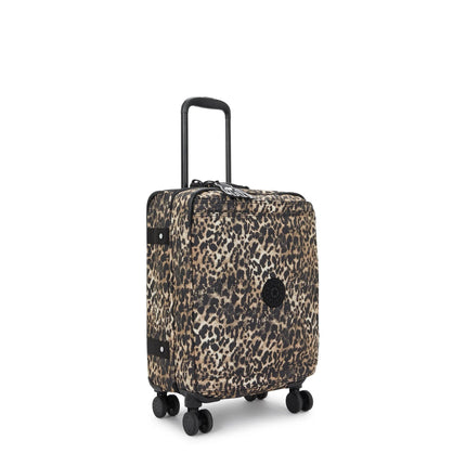 Kipling Trolley Bagaglio a Mano Animalier Leopard 4 Ruote SPONTANEOUS S LEOPARD Kipling 