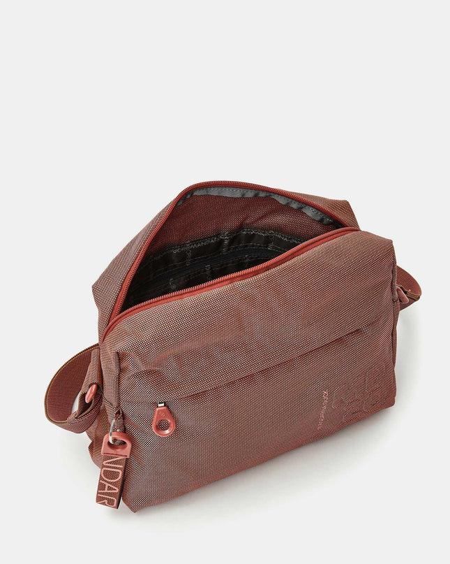 Mandarina Duck Borsa Donna con Tracolla Regolabile in Tessuto Noce Peca QMTV8 MD20 PECA NUT Mandarina Duck 