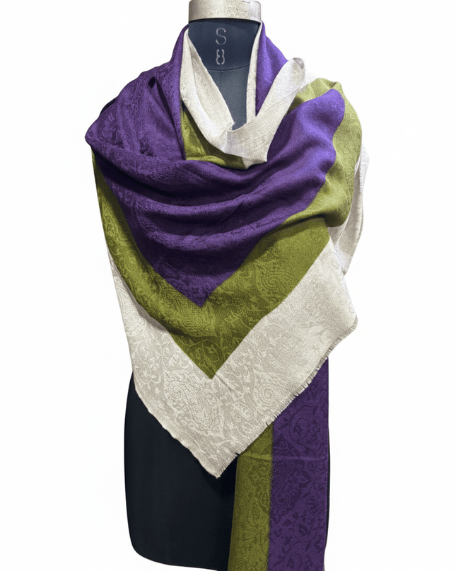 Foulard Spatarella in Cashmere Fantasia Multicolore - MARIO SPATARELLA