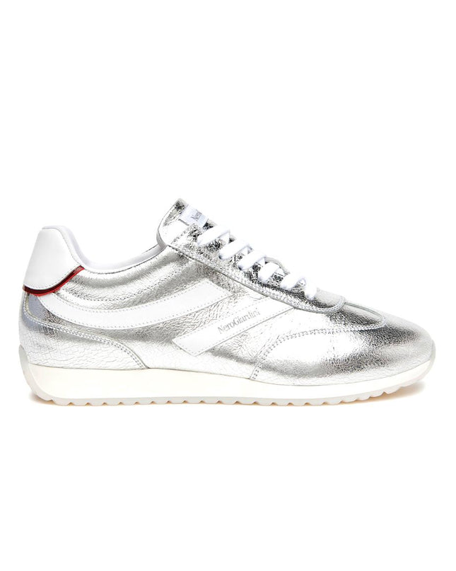 NeroGiardini Sneakers Bassa Donna in Pelle Argento E615163D ARGENTO 700 Nero Giardini 
