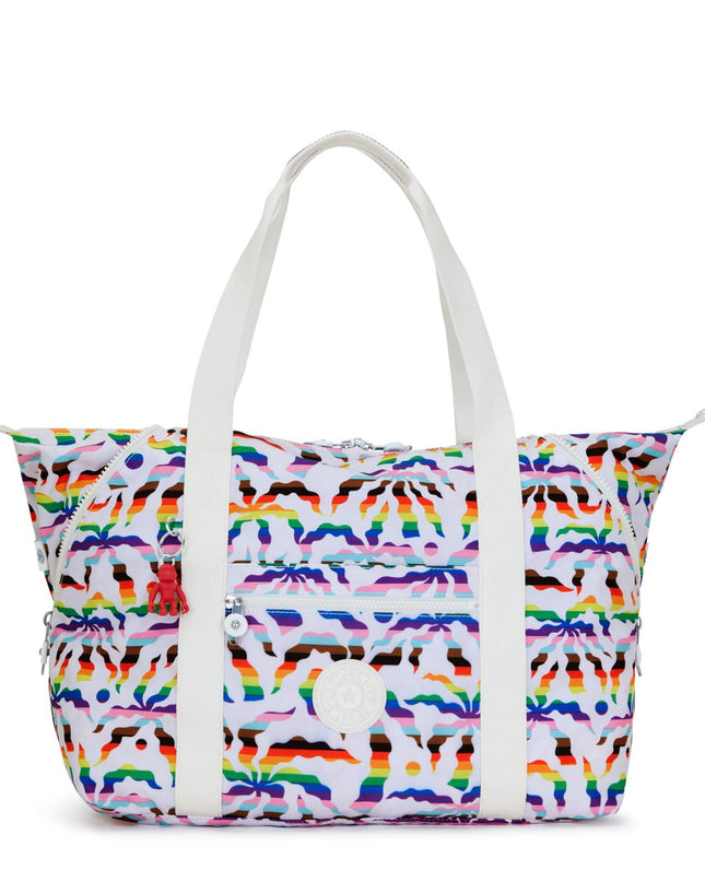 Borsone Shopper Viaggio Rainbow ART M RAINBOW PALM Kipling 