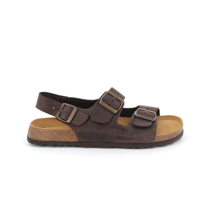 Sandalo Sughero Doppia Fibbia SB0396 BOBO MOGANO Grunland 