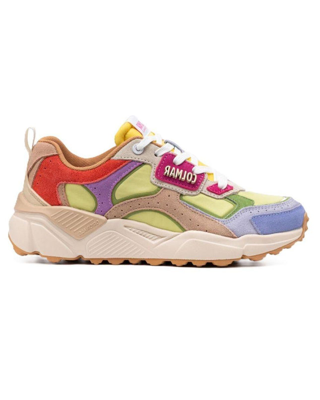 Sneakers Colmar Donna in Pelle Multicolor Verde GARNER FLASH MULTICOLOR GREEN Colmar 