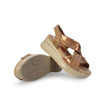 Callaghan Sandali Donna con Zeppa Platform in Pelle Laminata Rosa 29930 LLANA PINK Callaghan 