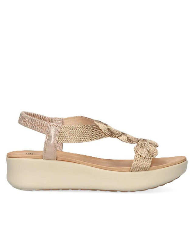 Exe Sandli Confort Donna con Zeppa Laminato Rosa Gold ZFB1951-H12 LAMINATO Exe 
