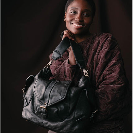 Biba Borsa Donna con Tracolla in Pelle Nera - MARIO SPATARELLA