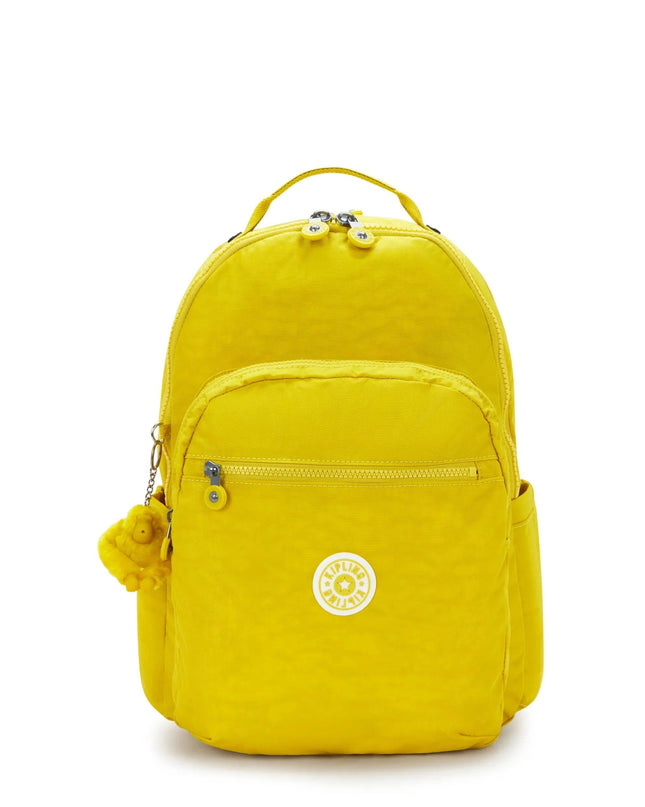 Kipling Zaino Porta Computer 15 Pollici Verde Acido SEOUL LAP INSIDE YELLOW Kipling 