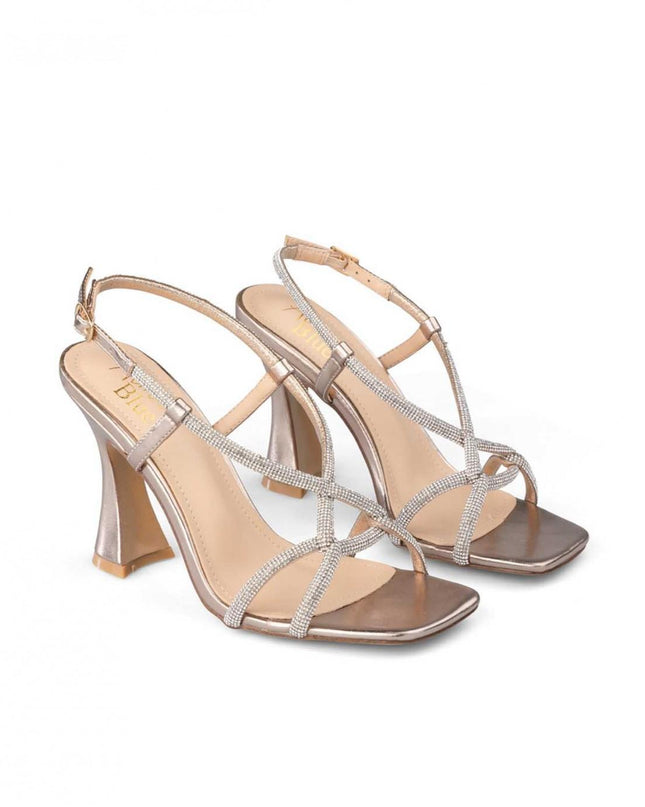 Sandali Donna Tacco Alto Bronzo Cerimonia 1053 FIBA 44478 BRONZE Alma Blue 