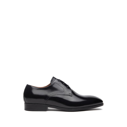 Nero Giardini Francesina Derby Liscio Uomo in Pelle Nera E500572UE NERO 100 Nero Giardini 