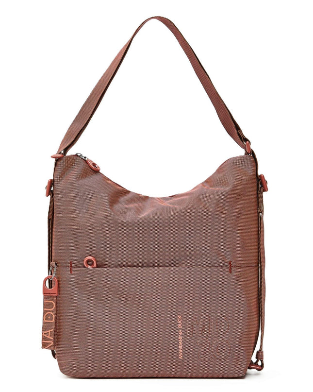 Mandarina Duck Borsa Convertibile Zaino in Tessuto Noce Peca QMT38 MD20 PECAN NUT Mandarina Duck 