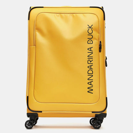 Trolley Large Espandibile Softy Giallo 4 Ruote OSV04 ECO COATED DUCK YELLOW Mandarina Duck 