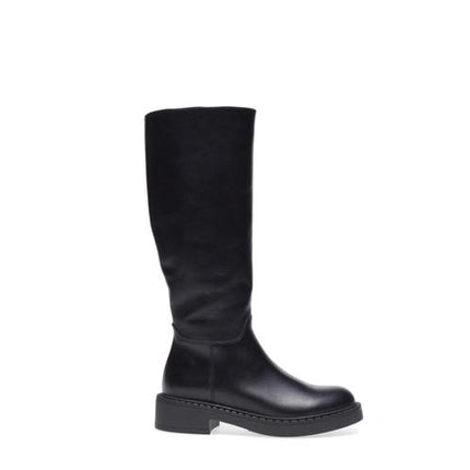 Stivali Donna in Pelle Nera 97N8 NERO Frau 
