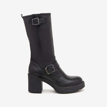 Stivali Donna Tacco Pelle Nero I411997D NERO 100 Nero Giardini 