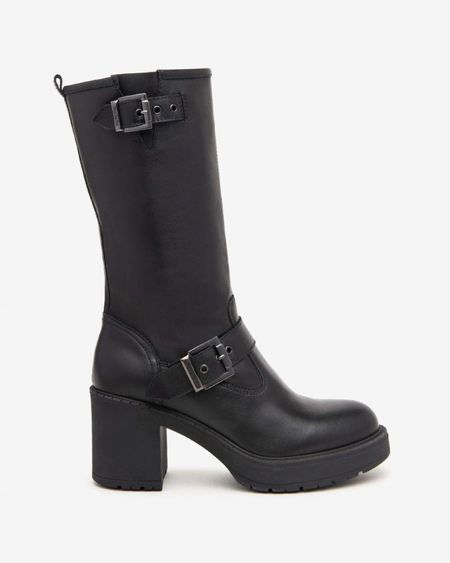 Stivali Donna Tacco Pelle Nero I411997D NERO 100 Nero Giardini 