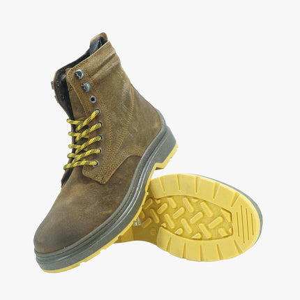 Stivaletti Uomo in Pelle Ingrassata RED ROCK BOOT SUEDE RUST Jeep Footwear 