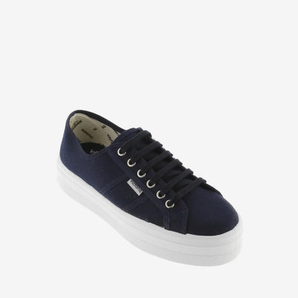 Sneakers Bassa Donna Platform Blu 109200 BARCELONA MARINO Victoria 
