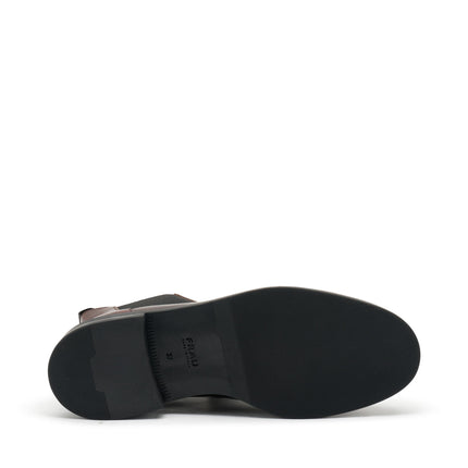 Chelsea Donna Bassi Pelle Marrone 98N3 COFFEE Frau 