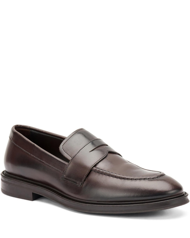 Frau Mocassini Uomo College in Pelle Bordo - MARIO SPATARELLA