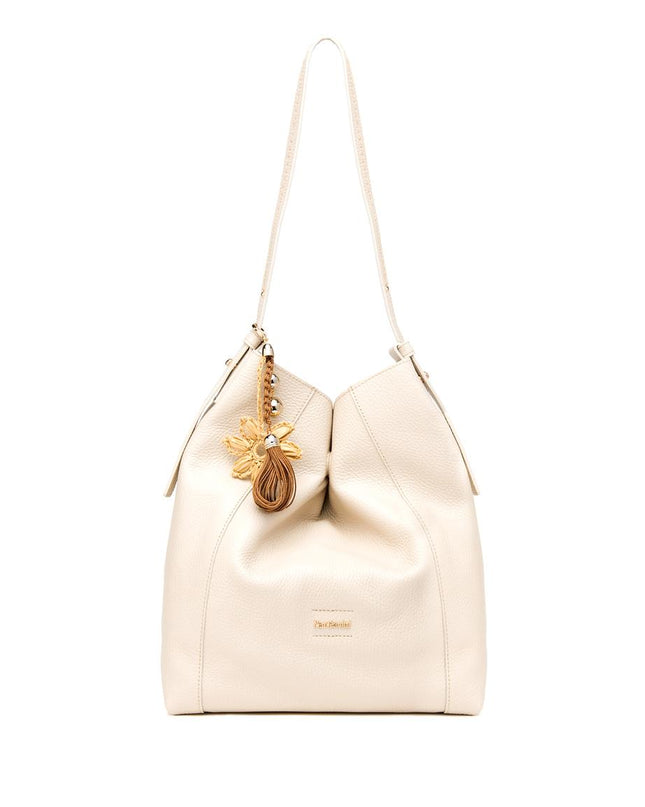 NeroGiardini Borsa Donna a Tracolla in Pelle Panna E644140D PANNA 704 Nero Giardini Borse 